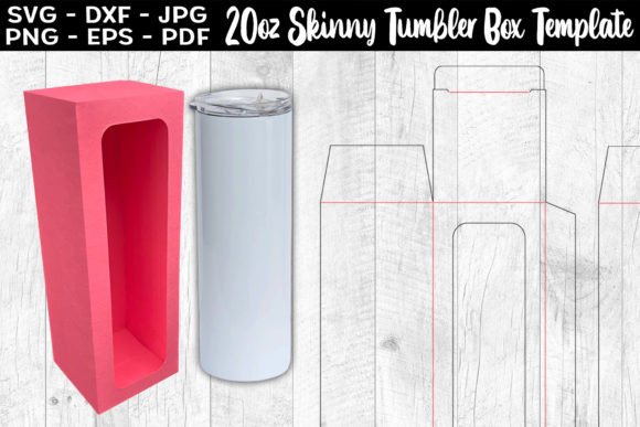 20oz Skinny Tumbler Box Template: Graphic & Print Review