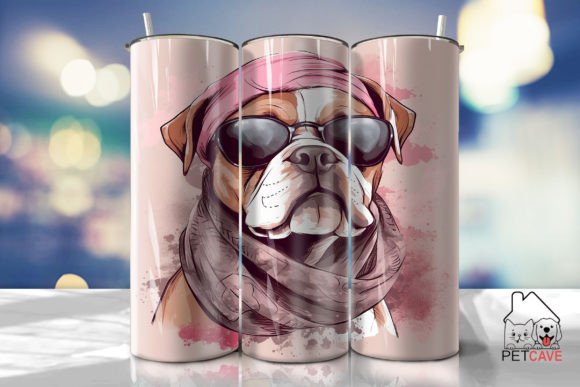 Animalier Bulldog Tumbler Wrap Design Review