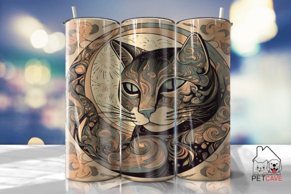 Art Nouveau Cat Tumbler Wrap: A Designer's Review