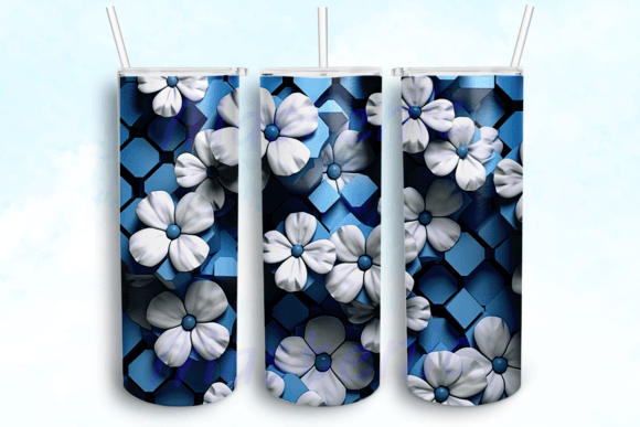 Blue Bee Honeycomb Flowers Tumbler: Graphics & Crafts Review