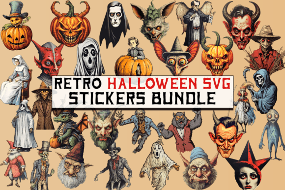 Retro Halloween SVG Stickers: A Designer’s Review