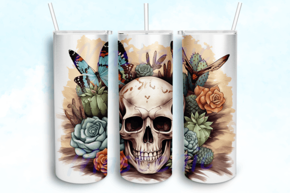 Skull Cactus Tumbler Sublimation Graphics & Crafts Review